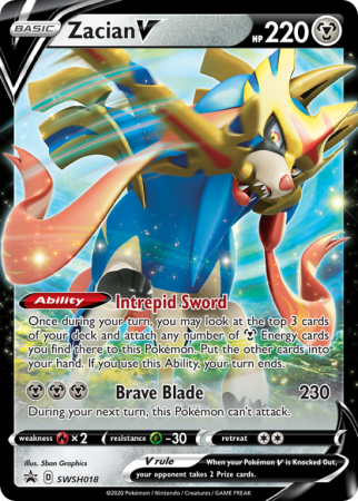 Zacian V SWSH018/103 Sword & Shield SWSH Black Star Promos