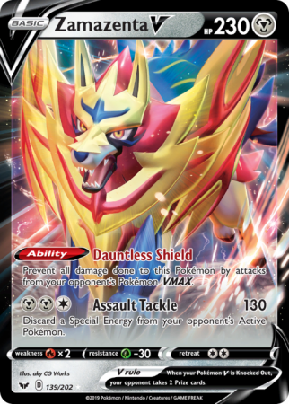 Zamazenta V 139/202 Sword & Shield Sword & Shield