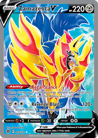 Zamazenta V 163/172 Sword & Shield Brilliant Stars