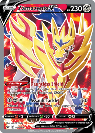Zamazenta V 196/202 Sword & Shield Sword & Shield