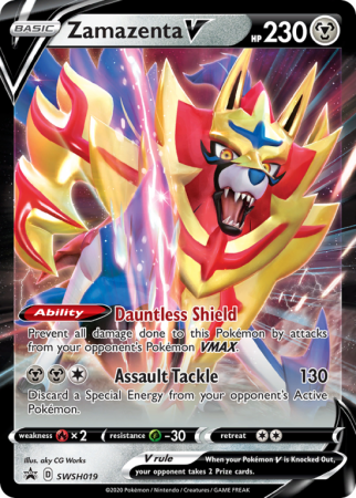 Zamazenta V SWSH019/103 Sword & Shield SWSH Black Star Promos