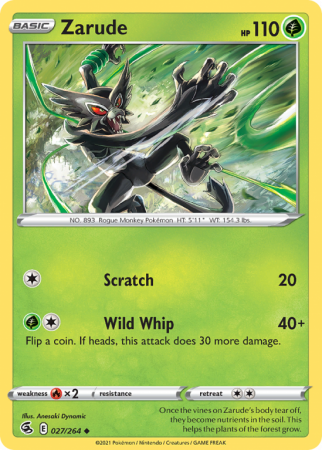 Zarude 27/264 Sword & Shield Fusion Strike