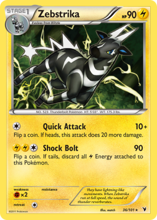 Zebstrika 36/101 Black & White Noble Victories