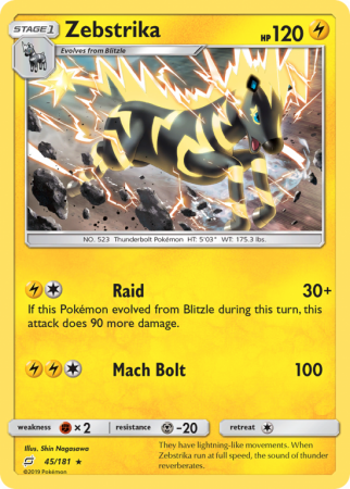Zebstrika 45/181 Sun & Moon Team Up