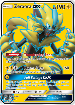 Zeraora-GX 201/214 Sun & Moon Lost Thunder