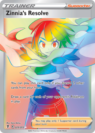 Zinnia's Resolve 225/203 Sword & Shield Evolving Skies