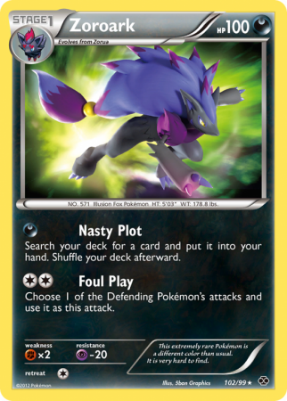 Zoroark 102/99 Black & White Next Destinies