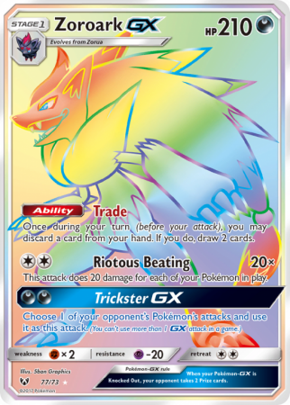 Zoroark-GX 77/73 Sun & Moon Shining Legends