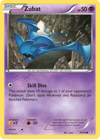 Zubat 30/115 XY Generations