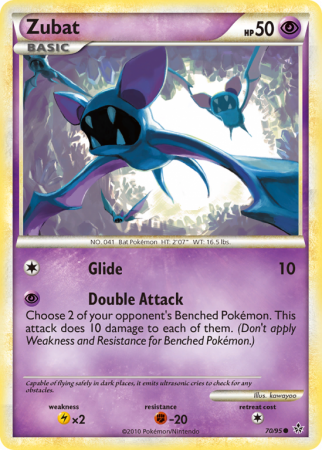 Zubat 70/95 HeartGold & SoulSilver HS—Unleashed