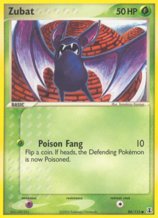 Zubat 88/113 EX Delta Species