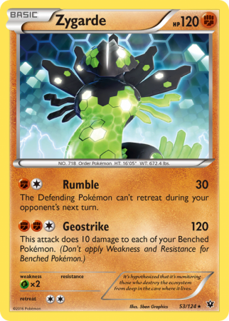 Zygarde 53/124 XY Fates Collide
