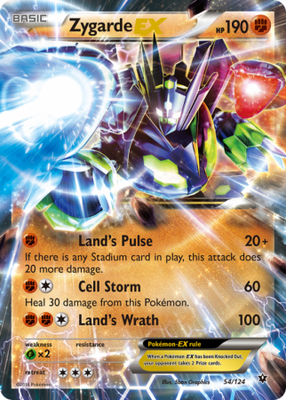 Zygarde-EX 54/124 XY Fates Collide