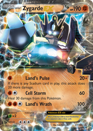 Zygarde-EX XY151/183 XY XY Black Star Promos