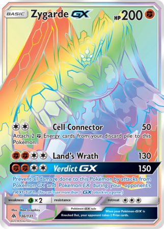 Zygarde-GX 136/131 Sun & Moon Forbidden Light