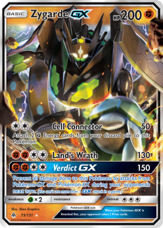 Zygarde-GX 73/131 Sun & Moon Forbidden Light