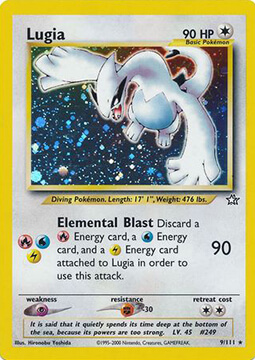 Pokemonkaart Lugia