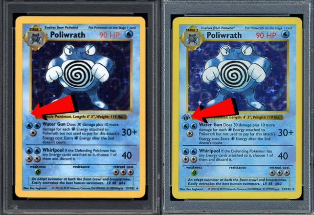 pokemon kaarten waarde bepalen 1st edition
