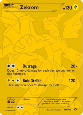 Zekrom-pokemonkaartverkoop