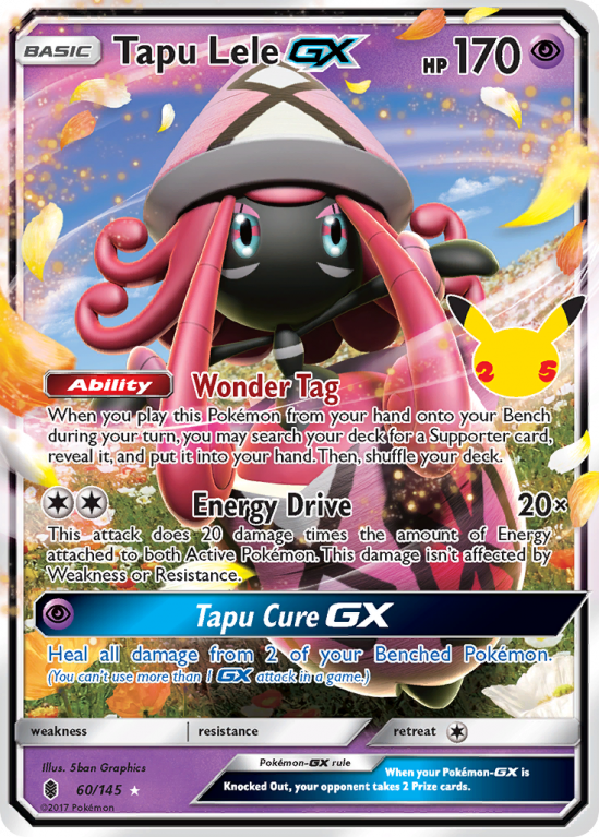 Tapu Lele GX pokemon celebrations kaart