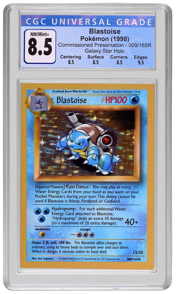 4 Blastoise Wizard of the Coast Galaxy Star Holo